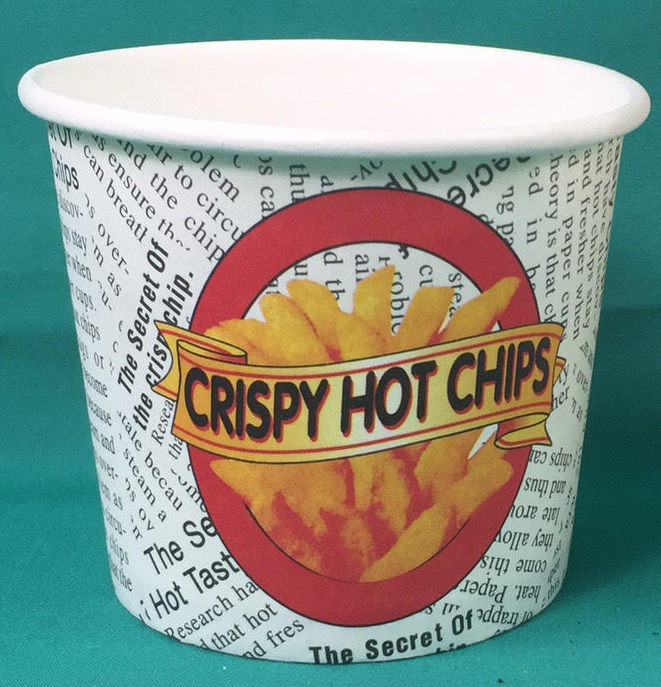 Chip Cup Paper 8oz | ONEzoo.com.au