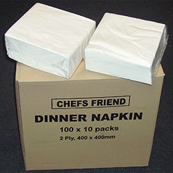 Napkin 2ply Dinner 1/4 Fold