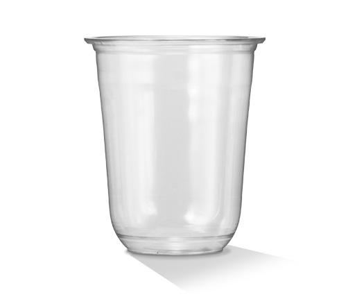 16oz/480ml U shaped PET clear cup