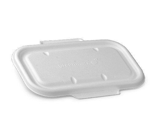 Sugarcane Lid For Takeaway Container 23/30oz 235.6x135x12.5 mm