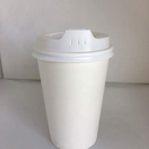 White 12oz Single Wall Coffee Cup