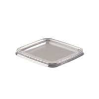 Clear Square Lids "Suit 125, 250, 300ml"