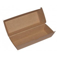 Natural Card Hot Dog Clamshell