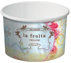 La Fruita Paper Ice Cream & Gelato Cups - 5oz / 150ml