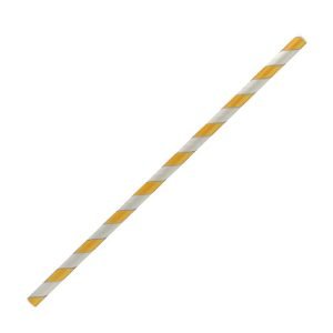 Straws Standard/Regular 210mm "5mm" now replaced by Paper Straw - Regular Size 6mm - Yellow stripe