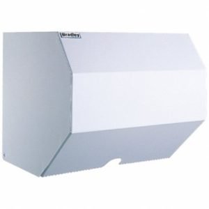 Roll Towel Dispenser White - Powder coated Stainless Steel