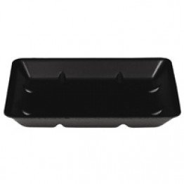 Deep Black Foam Tray 8" x 7" (Qty 400)