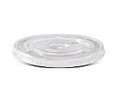 PET Flat Lid to suit PET Clear Cups 6oz - 8oz (78 mm)