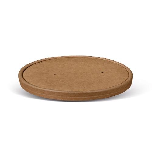 Kraft paper lid to fit Kraft salad bowls 16oz, 25oz, 32oz