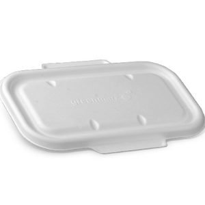 Sugarcane Lid For Takeaway Container 23/30oz 235.6x135x12.5 mm
