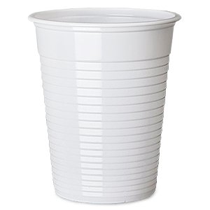 Water Cup 200ml (6oz) White